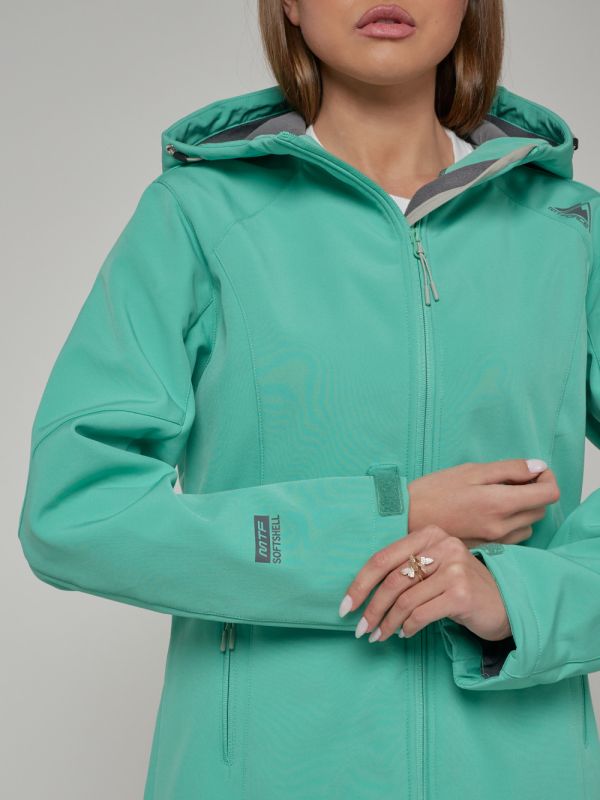 Women's windbreaker MTFORCE large size green 22335Z